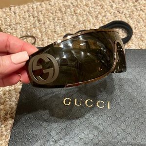 Gucci Women’s Shield Sunglasses